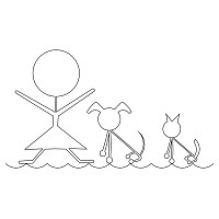 stick family border 007